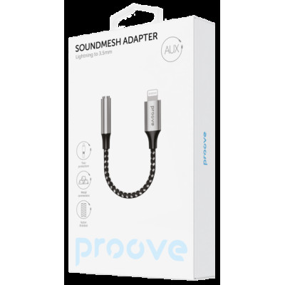 Адаптер HF AUX 3.5 Lightning SoundMesh Proove (ACSM00005101) UA