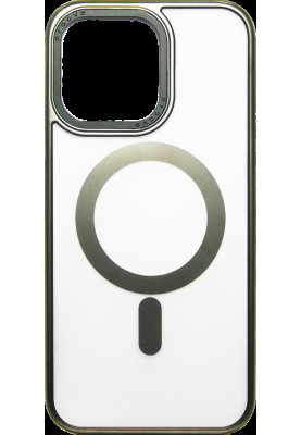Накладка iPhone 15 Pro Max natural titanium Blur Case with Magnetic Ring Proove