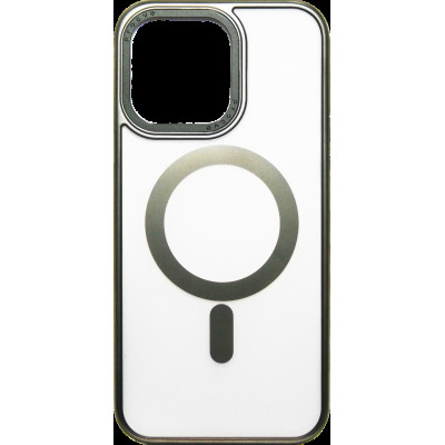Накладка iPhone 15 Pro Max natural titanium Blur Case with Magnetic Ring Proove