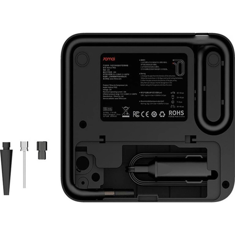 Автокомпресор Xiaomi 70mai Air Compressor Lite (Midrive TP03) UA