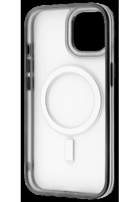 Накладка iPhone 14 black Blur Case with Magnetic Ring Proove