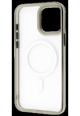 Накладка iPhone 15 Pro Max natural titanium Blur Case with Magnetic Ring Proove