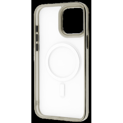 Накладка iPhone 15 Pro Max natural titanium Blur Case with Magnetic Ring Proove