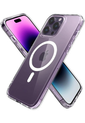 Накладка iPhone 14 Pro Max white Ultra Hybrid Spigen MagFit