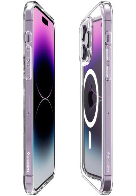 Накладка iPhone 14 Pro Max white Ultra Hybrid Spigen MagFit