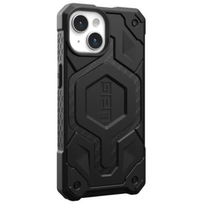 Накладка iPhone 15 black Monarch Pro Carbon Fiber UAG MagSafe