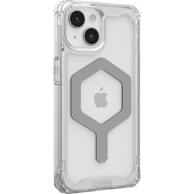 Накладка iPhone 15 ice/silver Plyo UAG MagSafe