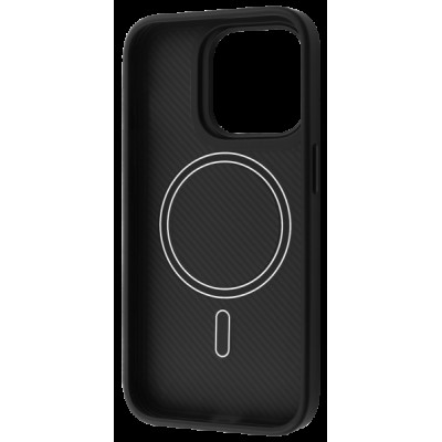 Накладка iPhone 15 Pro black Force Armor Case Magnetic Proove