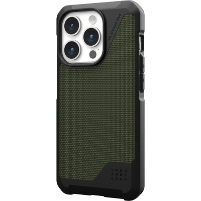 Накладка iPhone 15 Pro olive Metropolis LT Kevlar UAG MagSafe