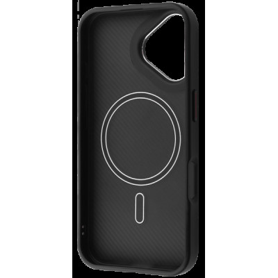 Накладка iPhone 16 black Force Armor Case Magnetic Proove
