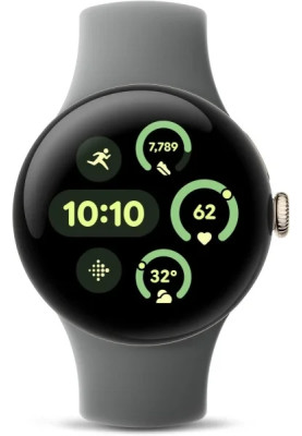 Smart Watch Google Pixel Watch 3 41mm Bluetooth / WiFi Gold Case/Hazel Band Global version