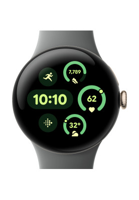 Smart Watch Google Pixel Watch 3 41mm Bluetooth / WiFi Gold Case/Hazel Band Global version