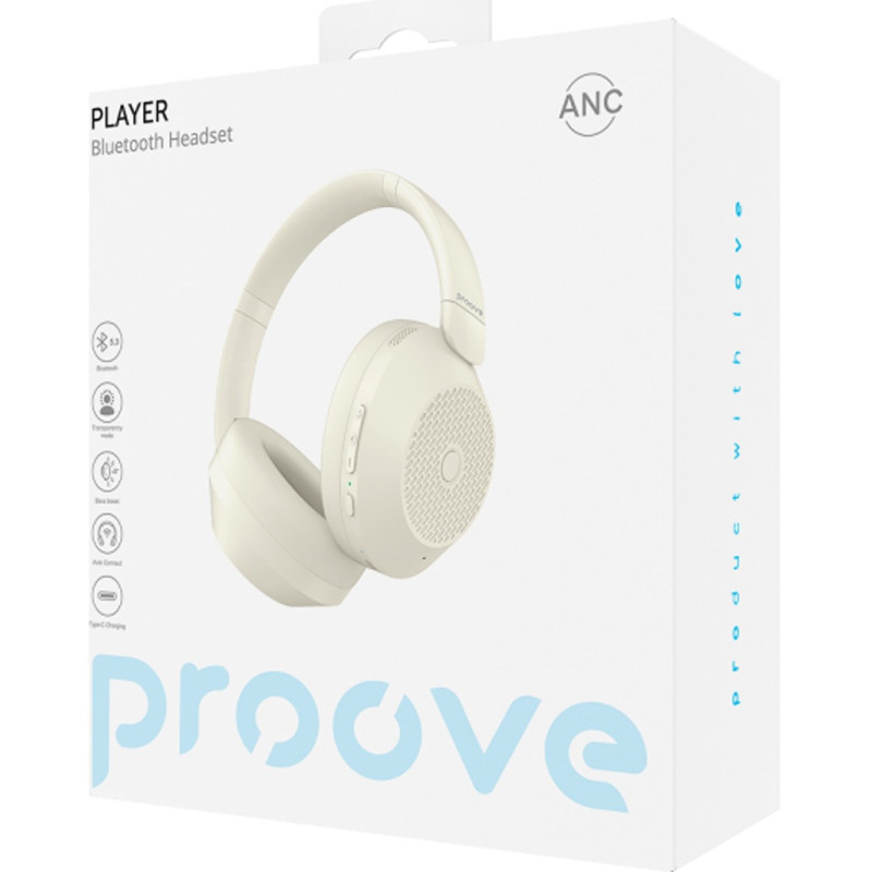 Bluetooth Stereo Proove Player ANC beige (HPPY00010007) UA
