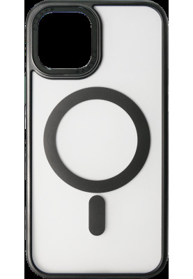 Накладка iPhone 12 Pro Max black Blur Case with Magnetic Ring Proove