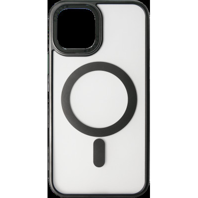 Накладка iPhone 12 Pro Max black Blur Case with Magnetic Ring Proove