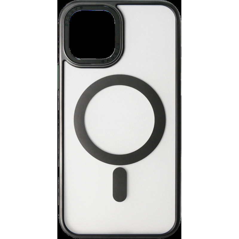 Накладка iPhone 12 Pro Max black Blur Case with Magnetic Ring Proove