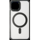Накладка iPhone 12 Pro Max black Blur Case with Magnetic Ring Proove
