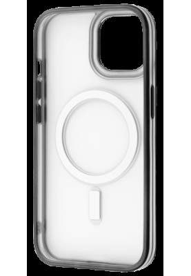 Накладка iPhone 13 black Blur Case with Magnetic Ring Proove
