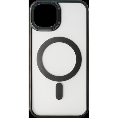 Накладка iPhone 13 black Blur Case with Magnetic Ring Proove