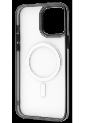Накладка iPhone 13 Pro Max black Blur Case with Magnetic Ring Proove