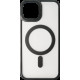 Накладка iPhone 14 black Blur Case with Magnetic Ring Proove