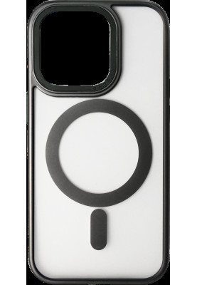 Накладка iPhone 14 Pro black Blur Case with Magnetic Ring Proove