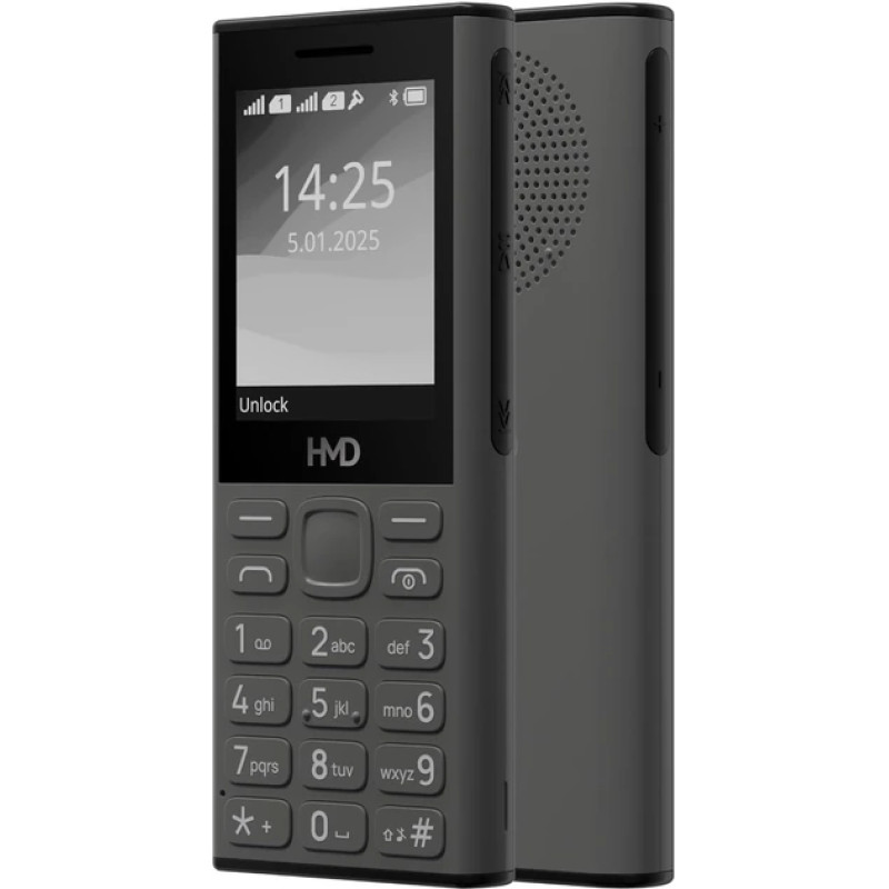 Телефон HMD 130 Music TA-1717 DS Dark Grey UA UCRF