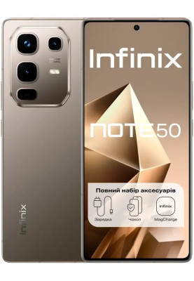Смартфон Infinix Note 50 (X6858) 8/256Gb NFC Titanium Grey UA UCRF