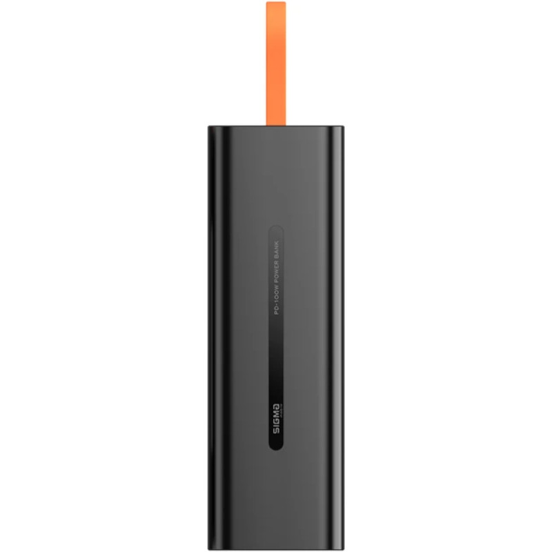 Power Bank Sigma X-power SI20A9QLX 20000mAh PD100W+ліхтарик black UA