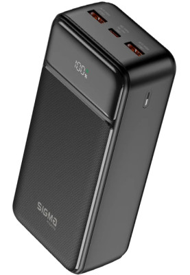 Power Bank Sigma X-power SI30A4QL 30000mAh 22,5W PD20W black UA