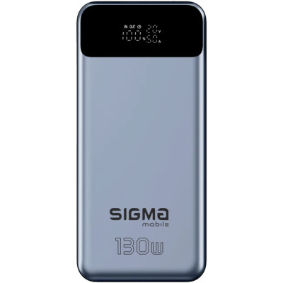 Power Bank Sigma X-power SI30A7QLX 30000mAh PD 130W silver UA