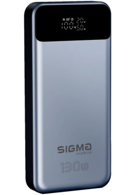 Power Bank Sigma X-power SI30A7QLX 30000mAh PD 130W silver UA