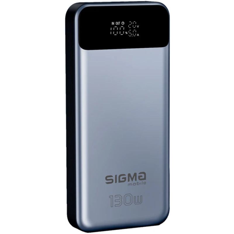 Power Bank Sigma X-power SI30A7QLX 30000mAh PD 130W silver UA
