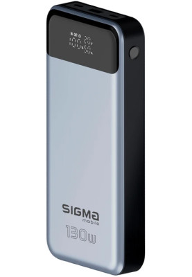 Power Bank Sigma X-power SI30A7QLX 30000mAh PD 130W silver UA