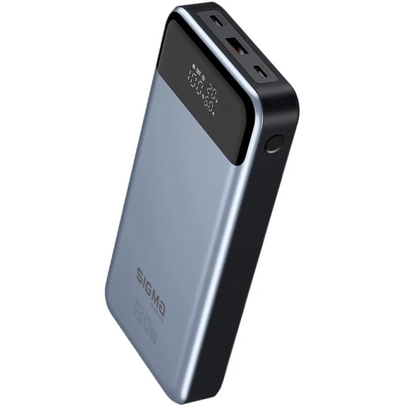 Power Bank Sigma X-power SI30A7QLX 30000mAh PD 130W silver UA
