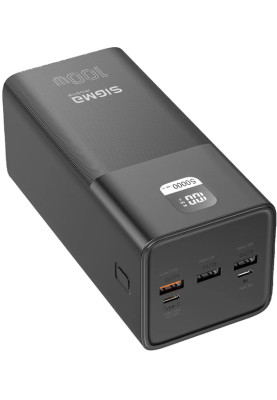 Power Bank Sigma X-power SI50A6QLX 50000mAh PD 100W black UA