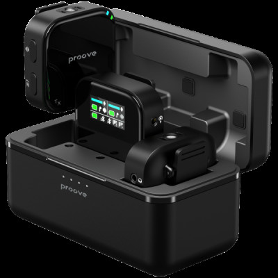 Мікрофон Proove Studio black петличний бездротовий (PSWM15000201)
