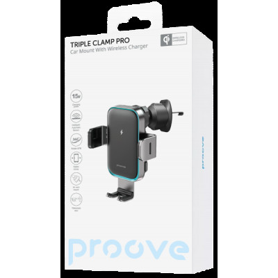 Холдер Proove 15W Triple Сlamp Pro metal gray (WHTP15010004) UA