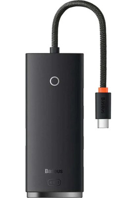 USB HUB Baseus Lite Series 4in1 USB-C to 4USB 3.0 (WKQX030301) black 0.25m
