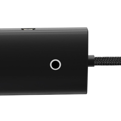 USB HUB Baseus Lite Series 4in1 USB-C to 4USB 3.0 (WKQX030301) black 0.25m