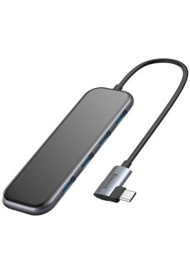 USB HUB Baseus Superlative Multifunctional 4in1 USB-C to 4USB 3.0 (CAHUB-EZ0G) gray