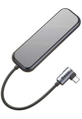 USB HUB Baseus Superlative Multifunctional 4in1 USB-C to 4USB 3.0 (CAHUB-EZ0G) gray