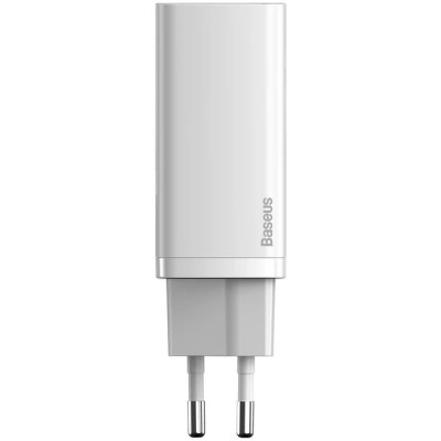 МЗП блочок Baseus GaN2 Lite Quick Charger C+U 65W (CCGAN2L-B02) White