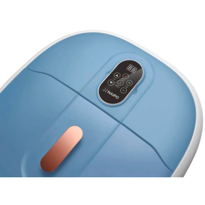 Масажер для ніг з підігрівом, масажем та спа Naipo NPFT-SPA02 Blue UA