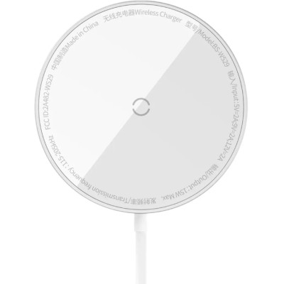 БЗП Baseus Simple Mini3 15W Wireless Charger MagSafe silver (CCJJ040012)
