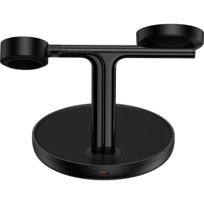 БЗП Baseus Swan 3in1 Magnetic Wireless Charger 20W (WXTE000101) black