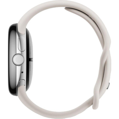Smart Watch Google Pixel Watch 3 41mm Bluetooth / WiFi Polished Silver/Porcelain Band Global