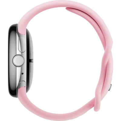 Smart Watch Google Pixel Watch 3 41mm Bluetooth / WiFi Polished Silver/Rose Quartz Band Global