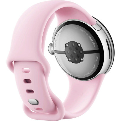 Smart Watch Google Pixel Watch 3 41mm Bluetooth / WiFi Polished Silver/Rose Quartz Band Global