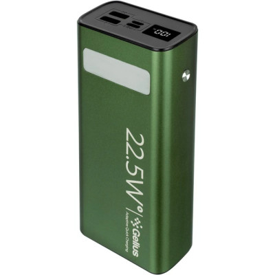 Power Bank Gelius Lightstone GP-PB300 30000mAh 22.5W QC/PD Green